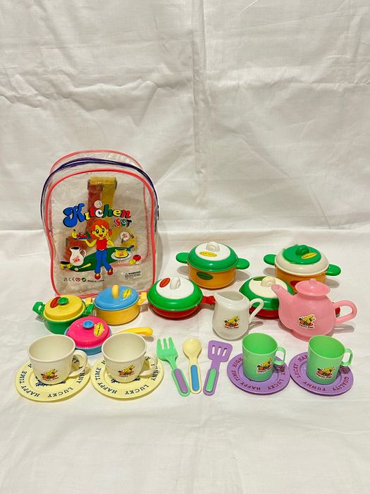 Новий набір іграшок, рюкзак дитячого іграшкового посуду, 27 предметів