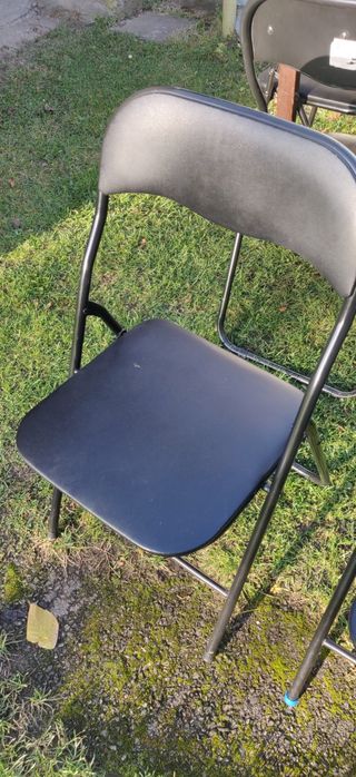 Tanio! mocne krzesła składane konstrukcja metalowa