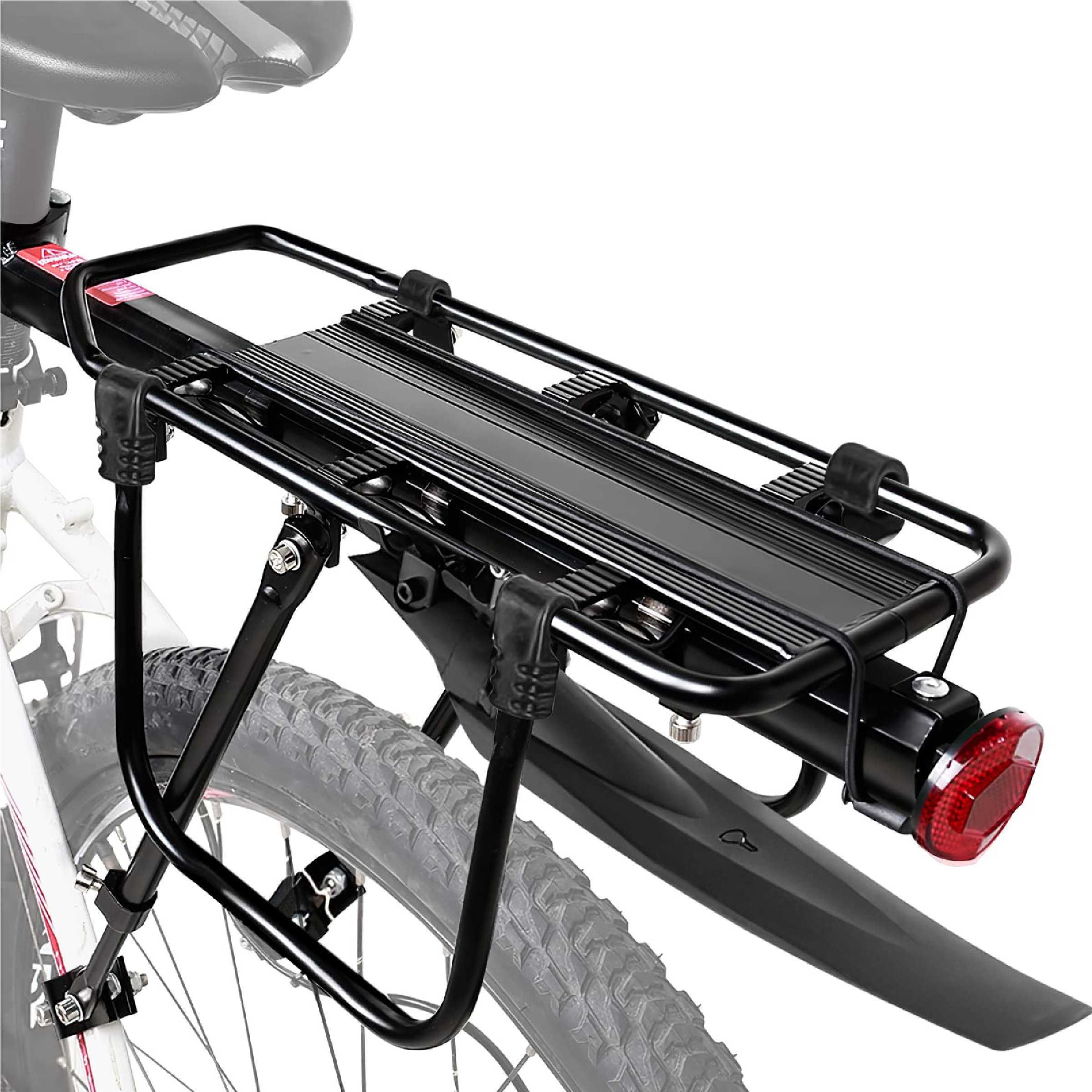 Nowy aluminiowy bagażnik rowerowy/tylni/z błotnikiem/!4265!