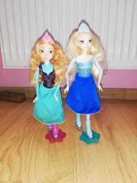 Lalki Elsa i Anna Kraina Lodu ruchome, jeżdżące na lodzie