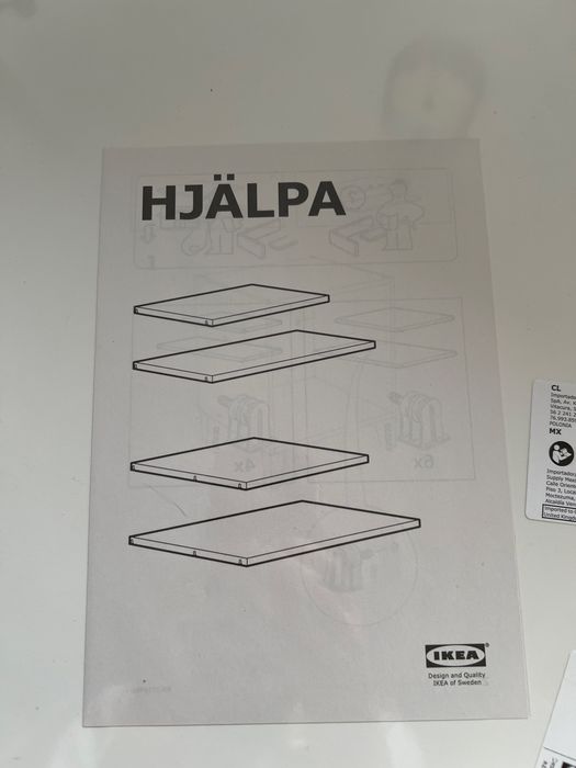 Поличка IKEA HJALPA 60*55cм