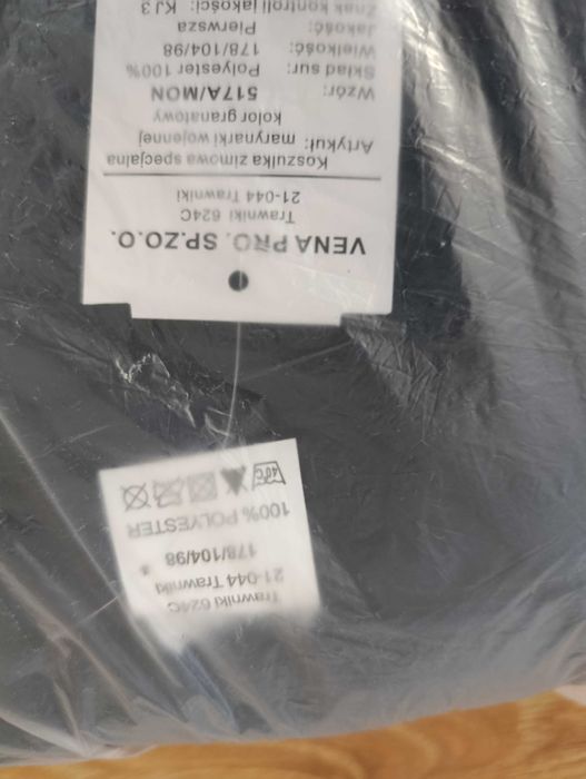 Wojskowa zimowa bielizna specjalna Marynarki Wojennej 516/517 mon