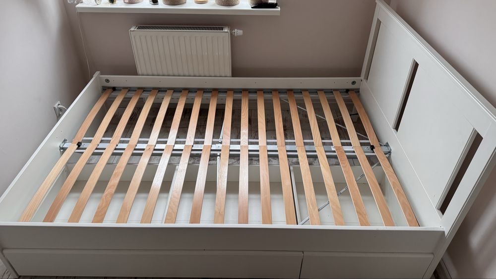 Łozko Ikea SONGESAND z dwoma pojemnikami 140x200