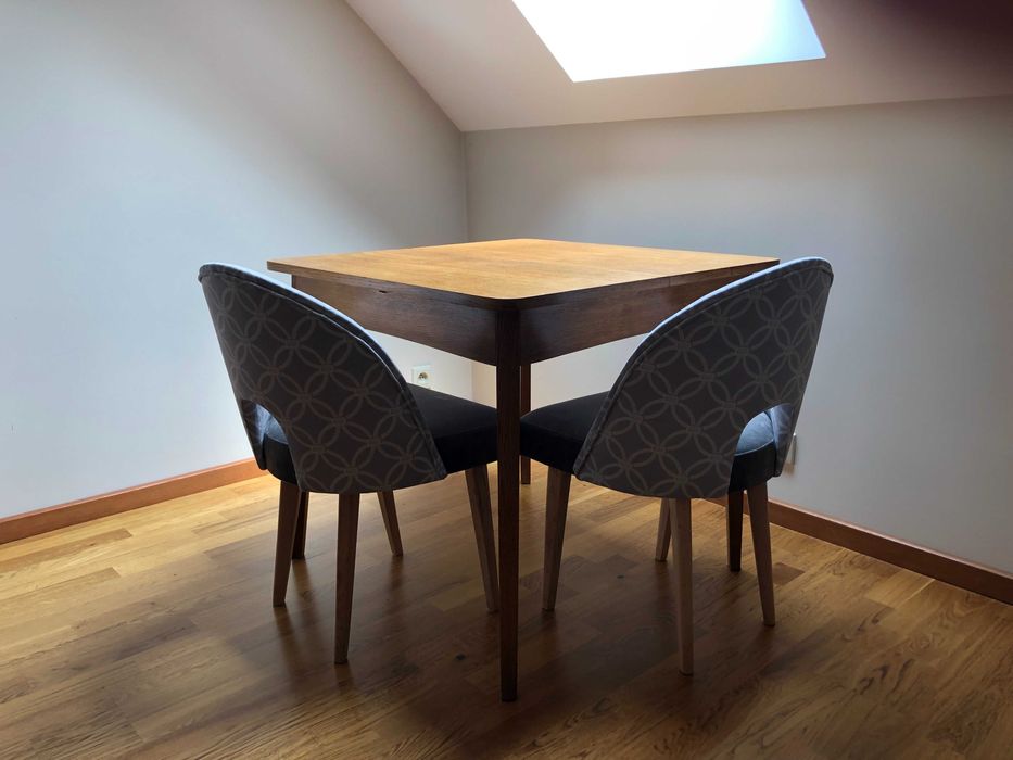 krzesło/fotel muszelka prl 2 szt