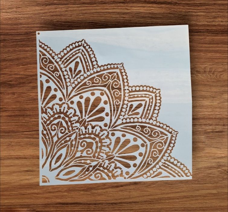 Szablon Mandala (wzór 70x70cm szablon 35x35cm ) malarski, DIY - Nr 19