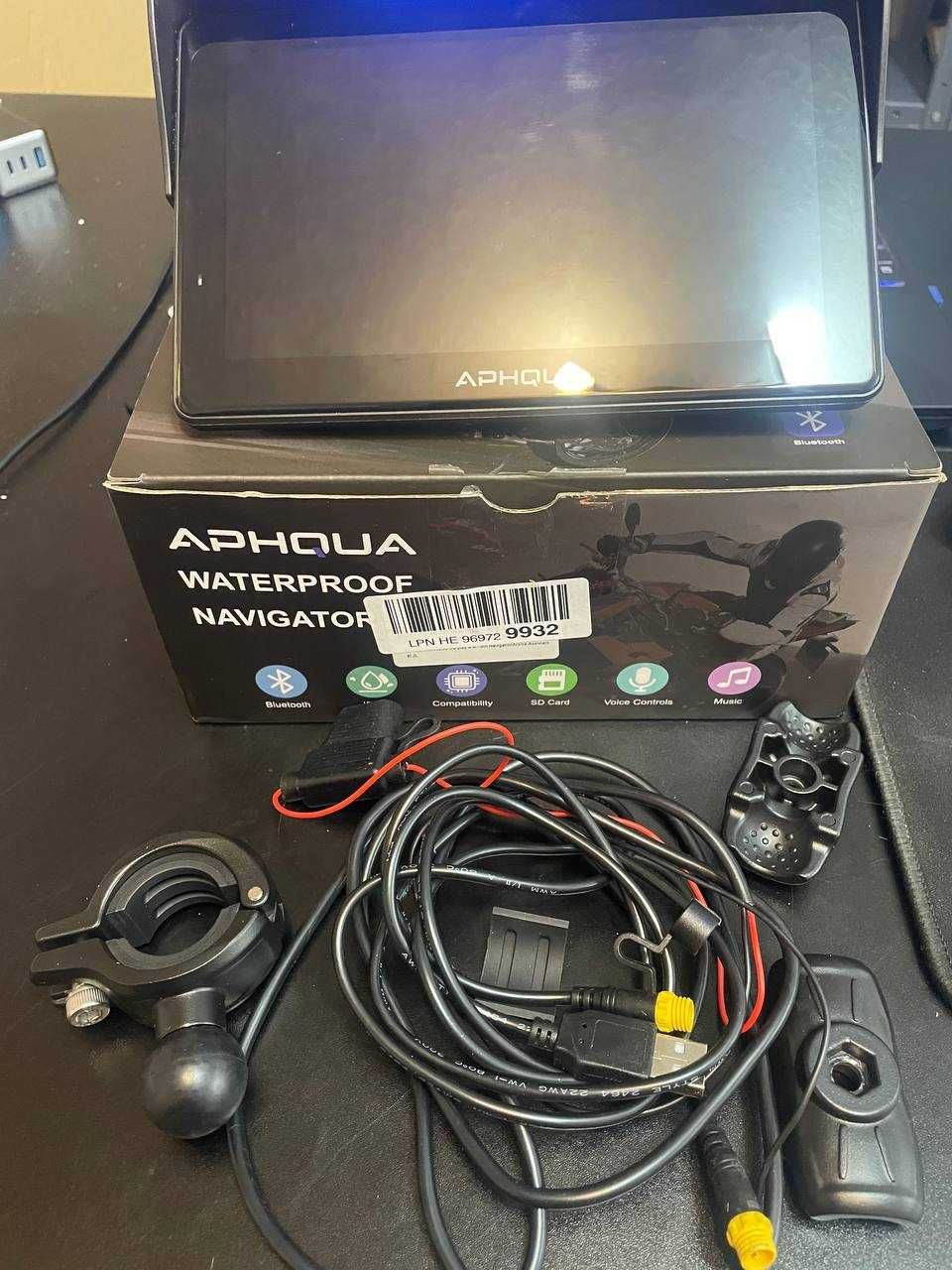 Afqua GPS-навігатор для мотоцикла 7" з CarPlay та Android Auto