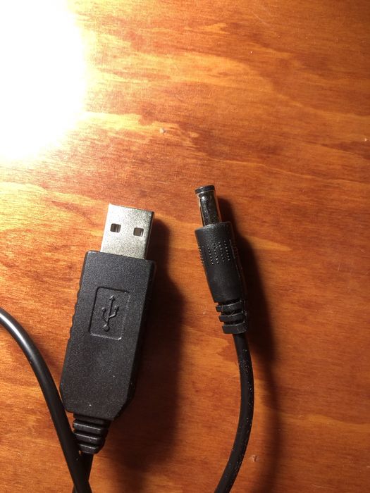Кабель для роутера із перетворювачем на 12v (новий)