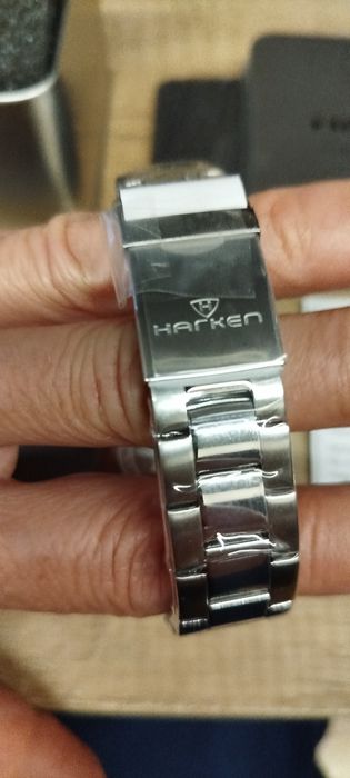 Zegarek chronograf  stał szl WR 10 atm