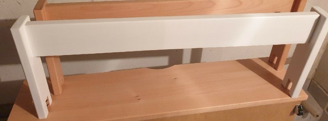 Barierka do łóżka Hemnes Ikea, drewno biała 2szt nowe