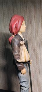 Estatueta Francisco em marfinite-Louças Falcão;Bom estado; 26 cm