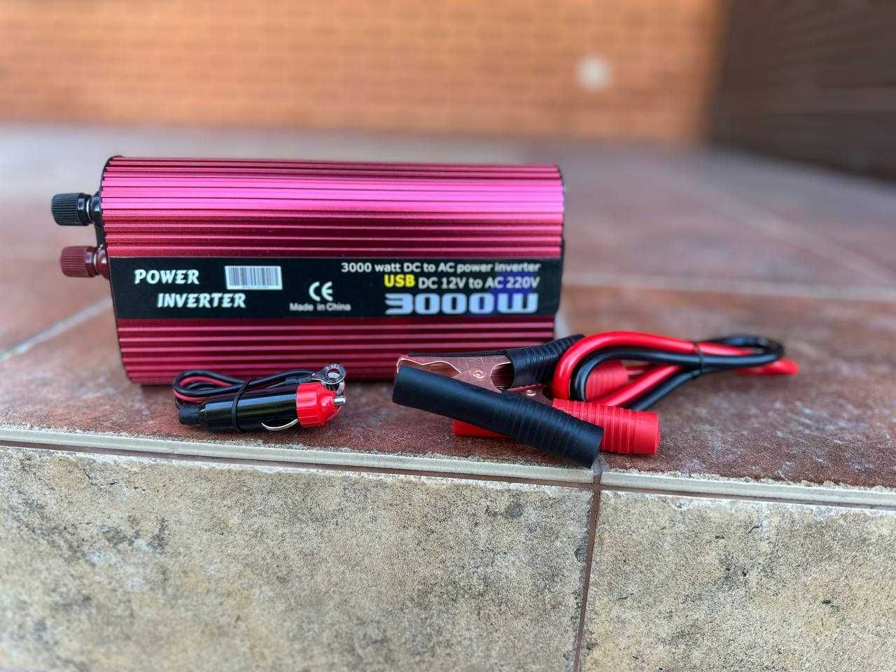 Перетворювач Инвертор преобразователь напряжения Wimpex 3000W 12-220V
