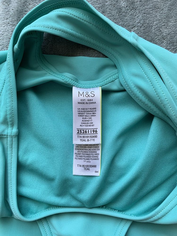 Купальник M&S для дівчинки 6-7 р.