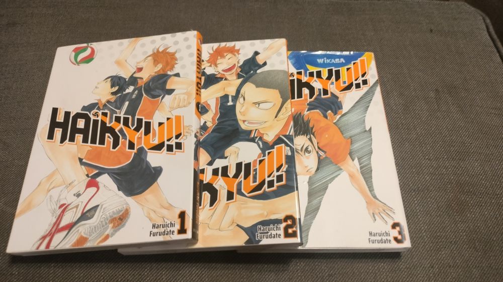 HAIKYU trzy tomy 1-3