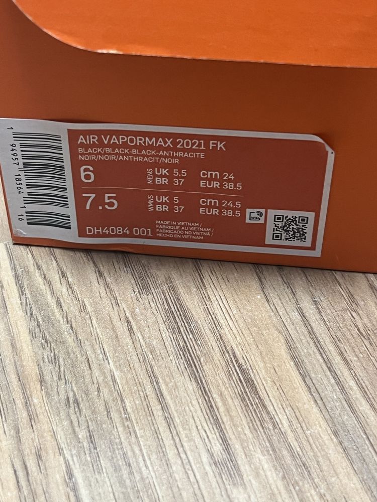 Nike vapormax 2021 FK czarne black y2k drill opium vintage vamp
