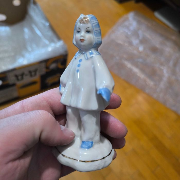 Девочка со снежком, Зима. Дулево ДЗ. СССР