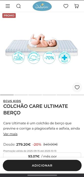Colchão Ecus Care