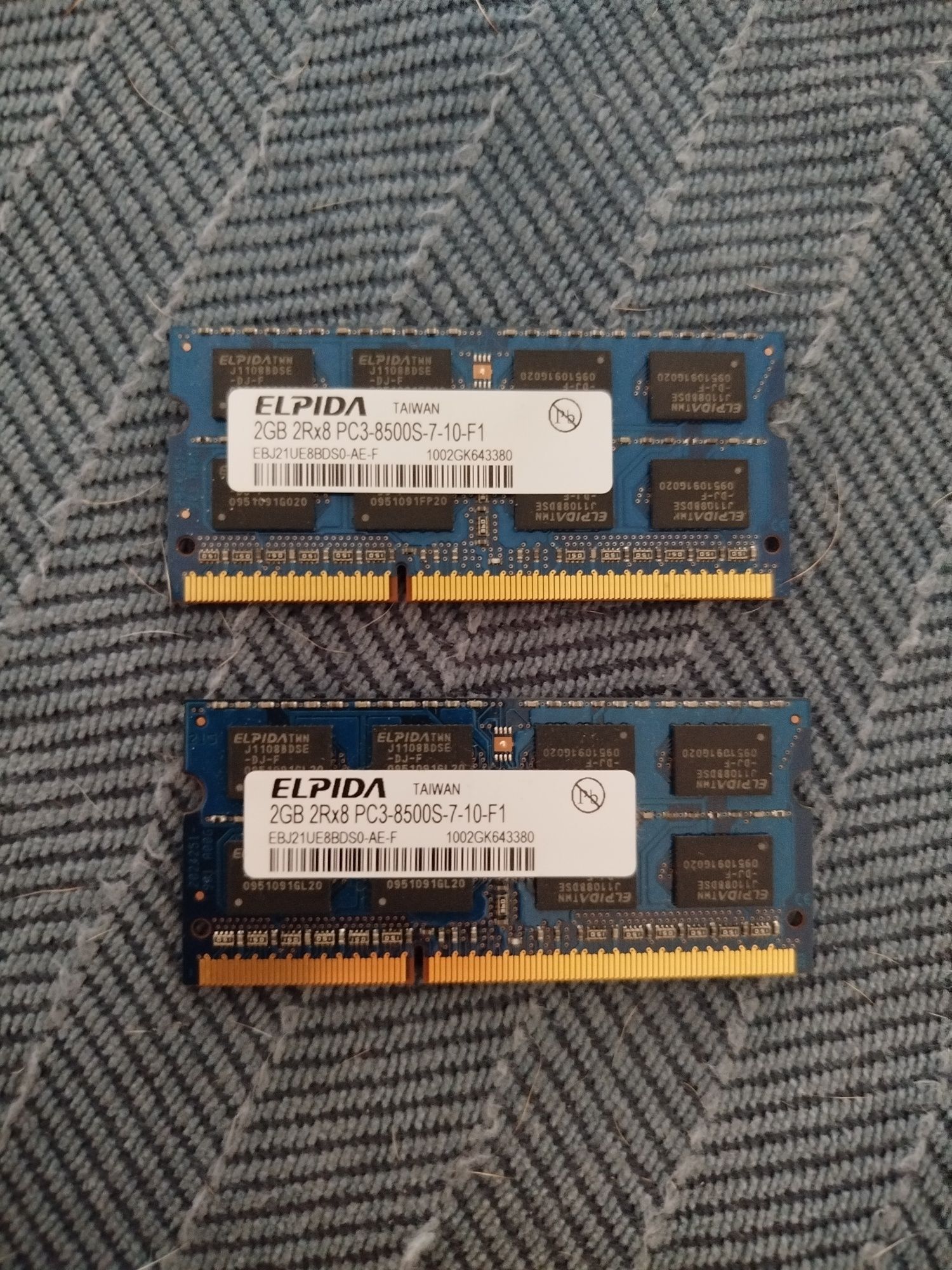 Memorias RAM computador