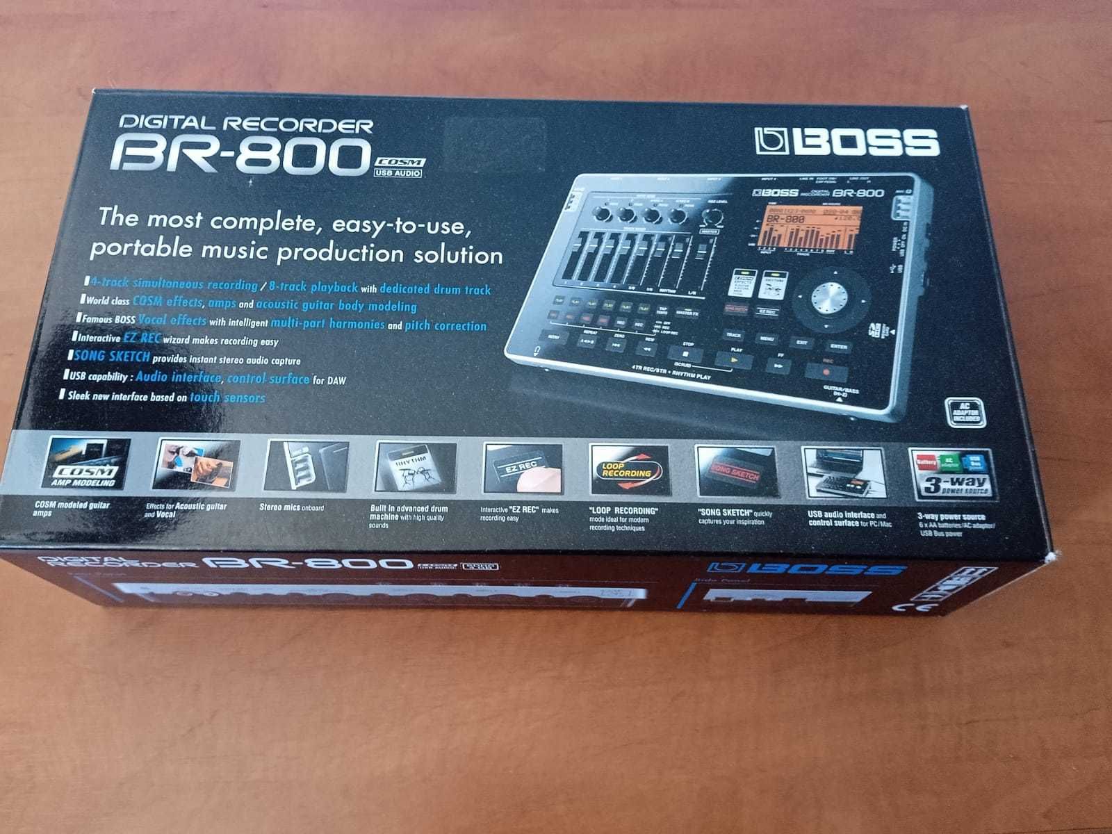 Boss BR-800 Digital Recorder (rejestrator dzwieku, mini studio nagran)