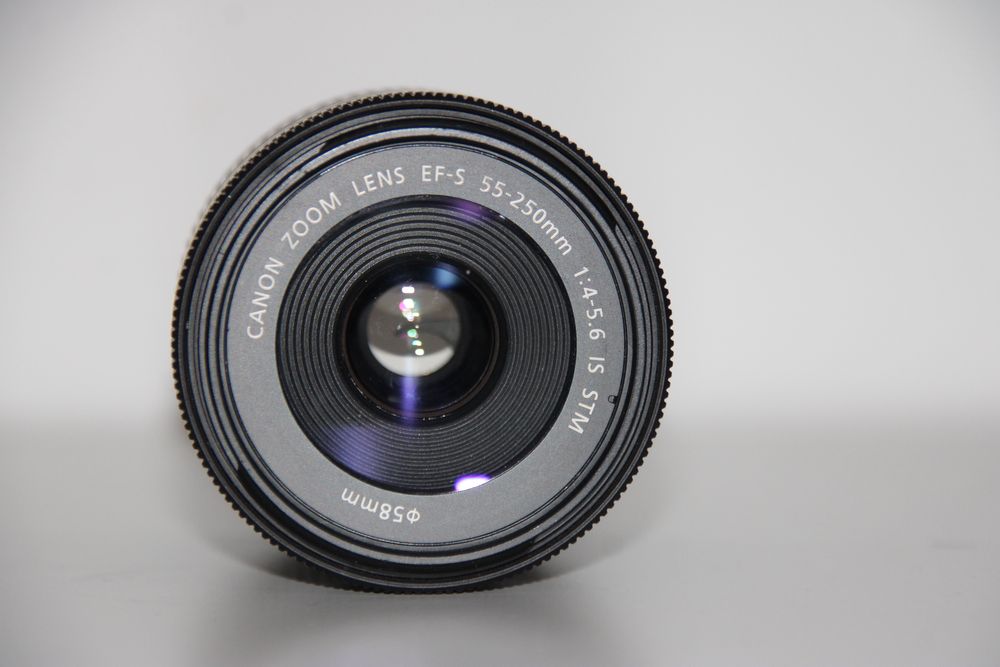 Lente canon 55 250mm