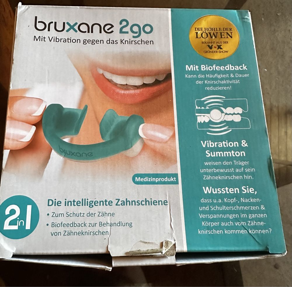 bruXane 2GO Інтелектуальна зубна шина  Лікування скреготу зубами