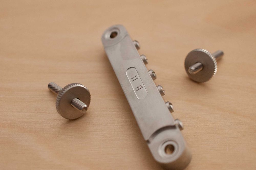 D'Angelico Satin Nickel Hardware Set (Grover 3+3 Tuners + TOM Bridge)