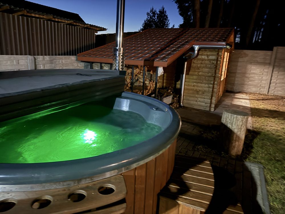 Luksusowy caloroczny Dom z Jacuzzi dla 10osób