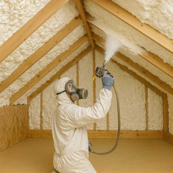 Ocieplanie pianką PUR oraz wdmuchiwanie wełny i celulozy