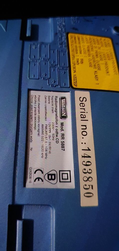 Radiomagnetofon Watson Sontech