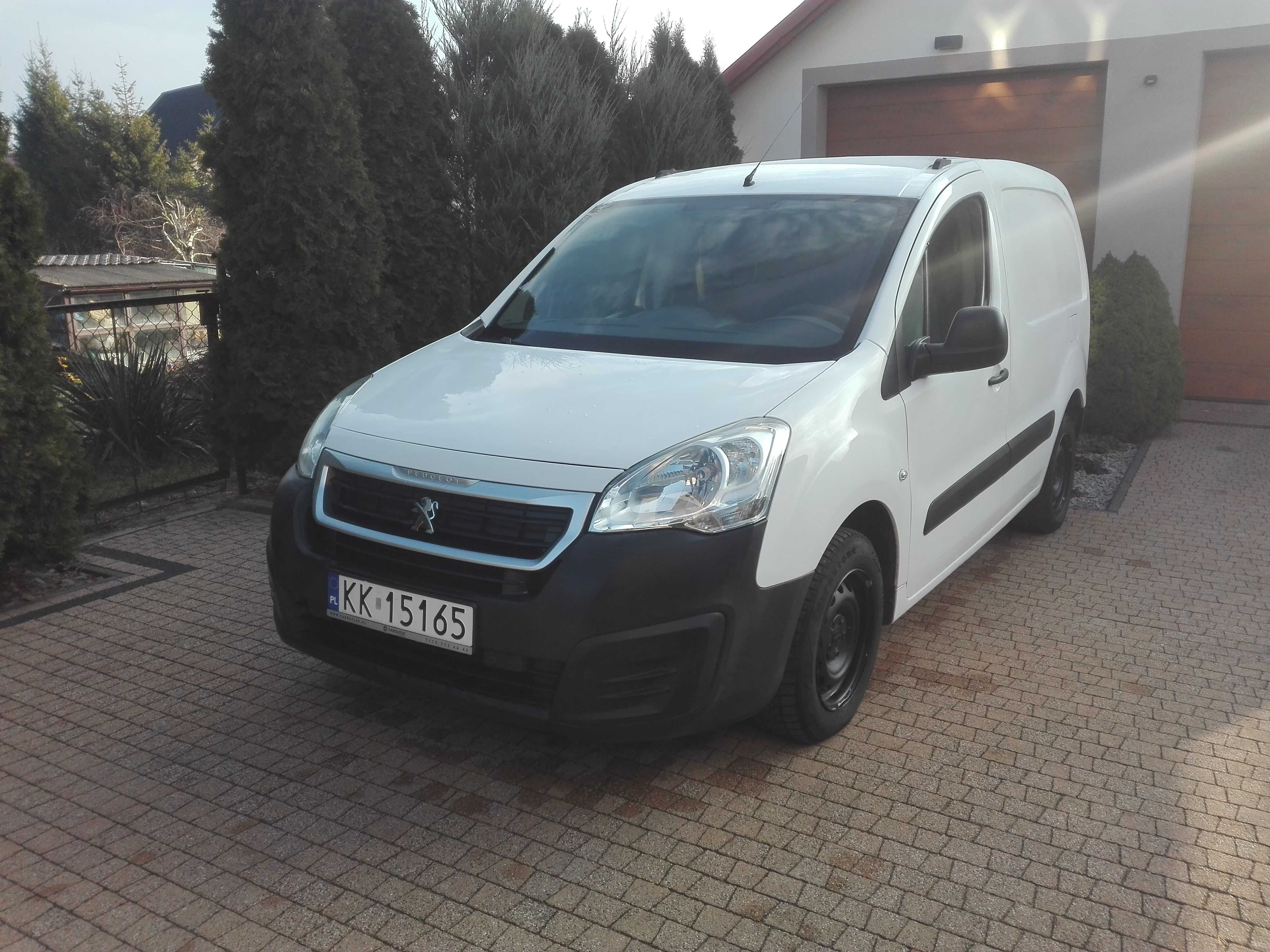 PEUGEOT Partner 1.6 HDi L1,Polski Salon ,Faktura Vat, 2017r.Ciężarowy.