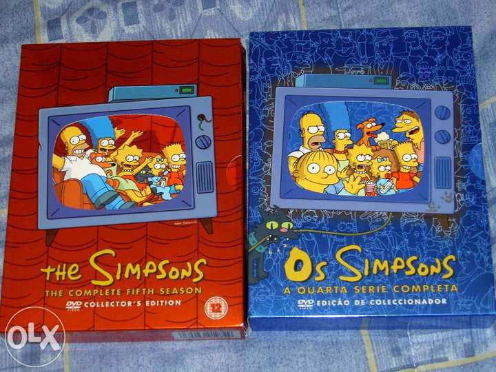 Dvd serie - simpsons serie 4 e 5