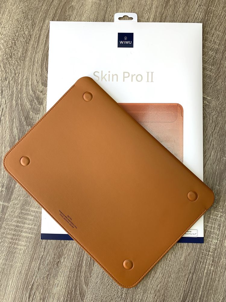 Чехол Чохол папка WIWU Skin Pro II Leather шкіра MacBook Макбук