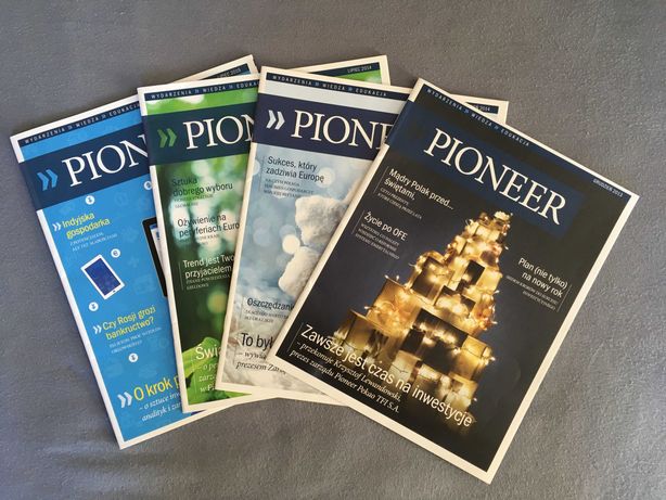 Miesięcznik PIONEER - numery z lat 2013, 2014, 2015