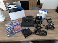 Playstation 4 Slim 500Gb + Óculos VR1 + 2 Comandos + 2 Move