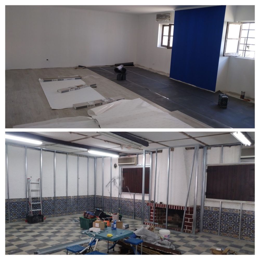 Pinturas, Pladur, Remodelação, Reparação de Edifícios RFL Remodelações