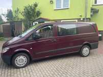 Mercedes-Benz Vito 109 CDI silnik 2.2 CDI rocznik 2008 czerwony velvet