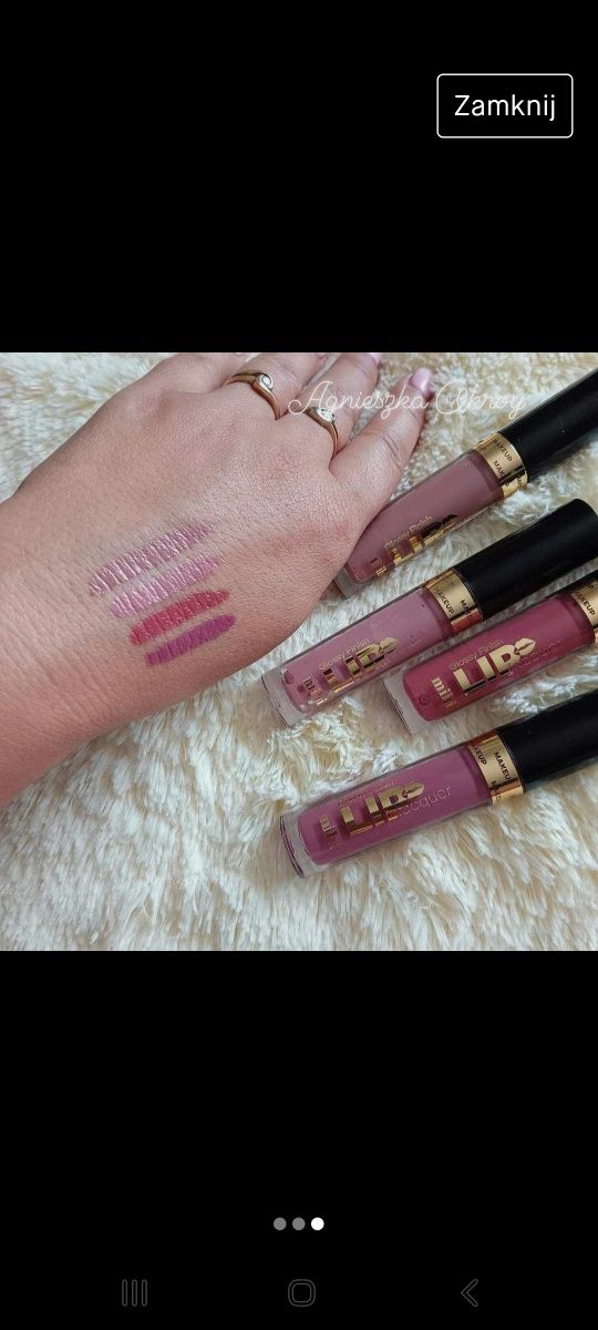Lip Gloss. Lakier do ust Glossy Finish 01 Shyness
