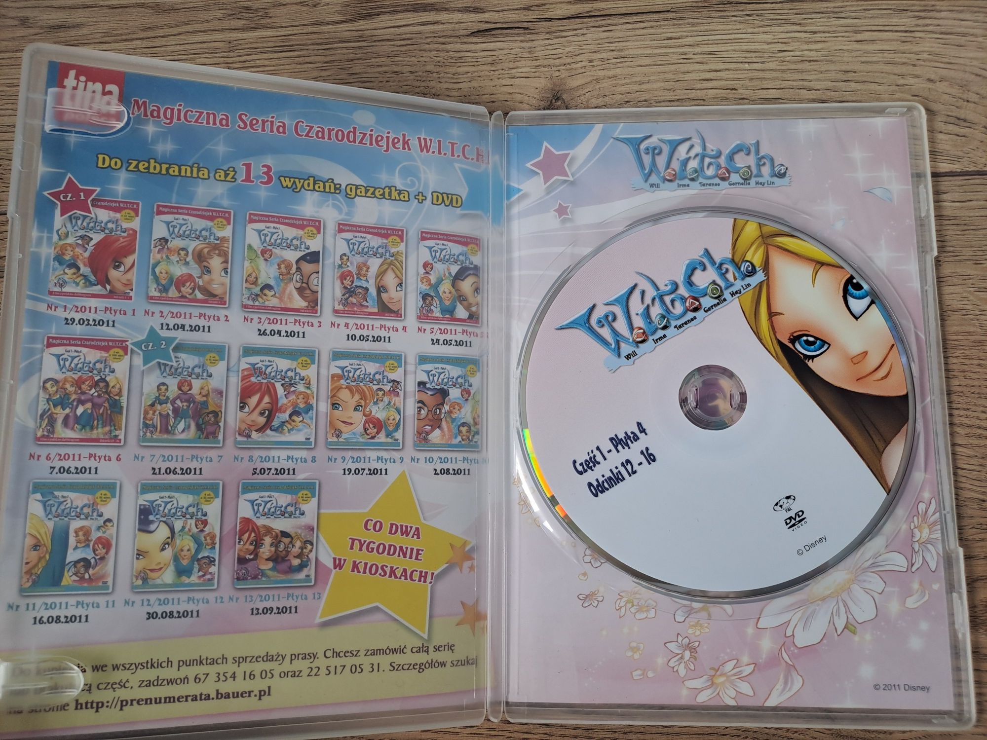 płyta dvd WITCH czarodziejki