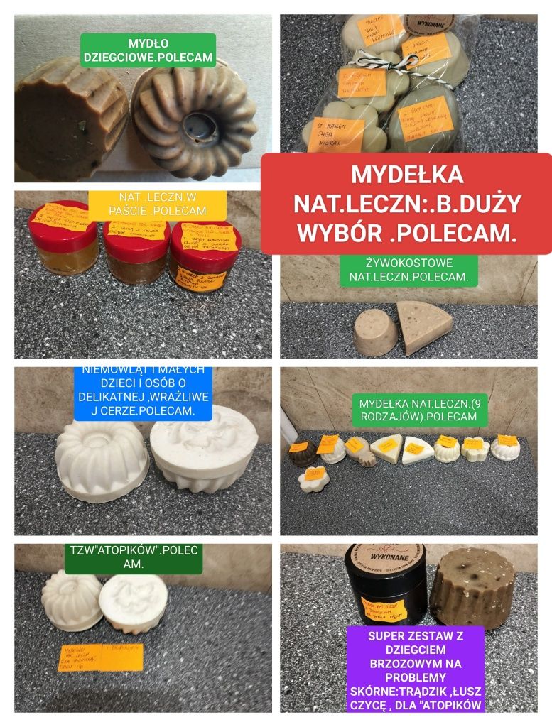 Mydełko Nat Leczn dla dzieci i atopików .