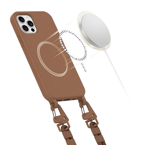 Tech-Protect Magnecklace Magsafe Iphone 12 / 12 Pro Chocolate Brown