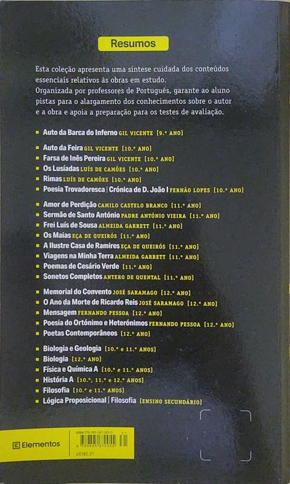 Livro Resumos - "Os Maias" (11° Ano)