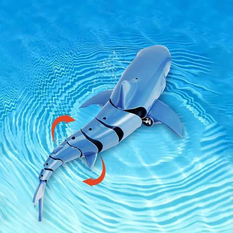 Радіокерована іграшка Акула з USB, плаваюча риба з пультом ДК
