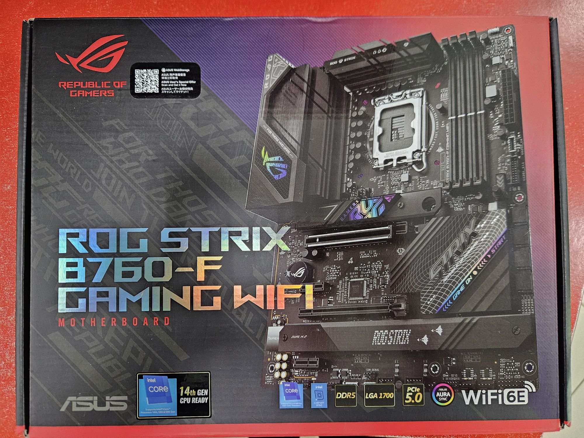 Материнська плата ASUS ROG STRIX B760-F GAMING WIFI