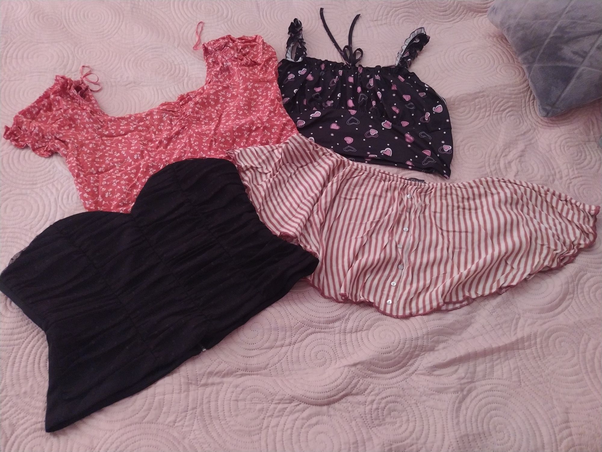 Zestaw 6 sztuk topów / crop topów plus size