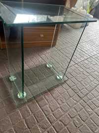 Стеклянный столик тумба