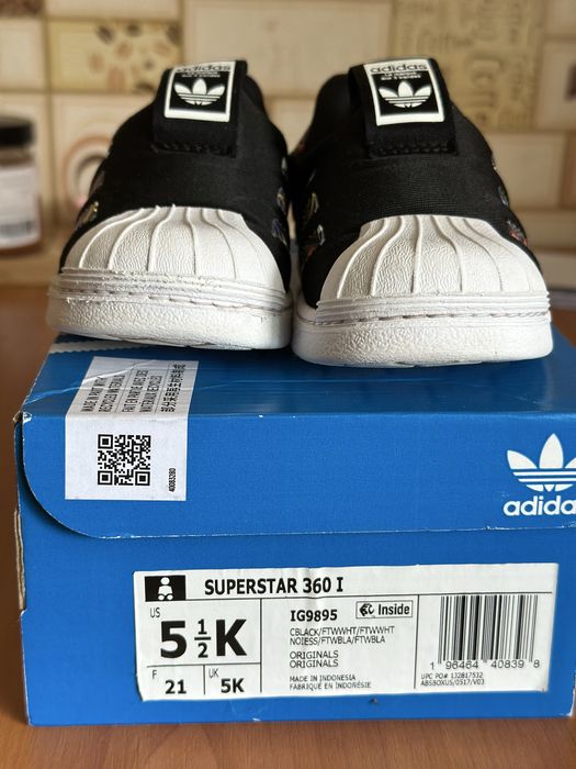 Кеди дитячі Adidas Original Superstar 360