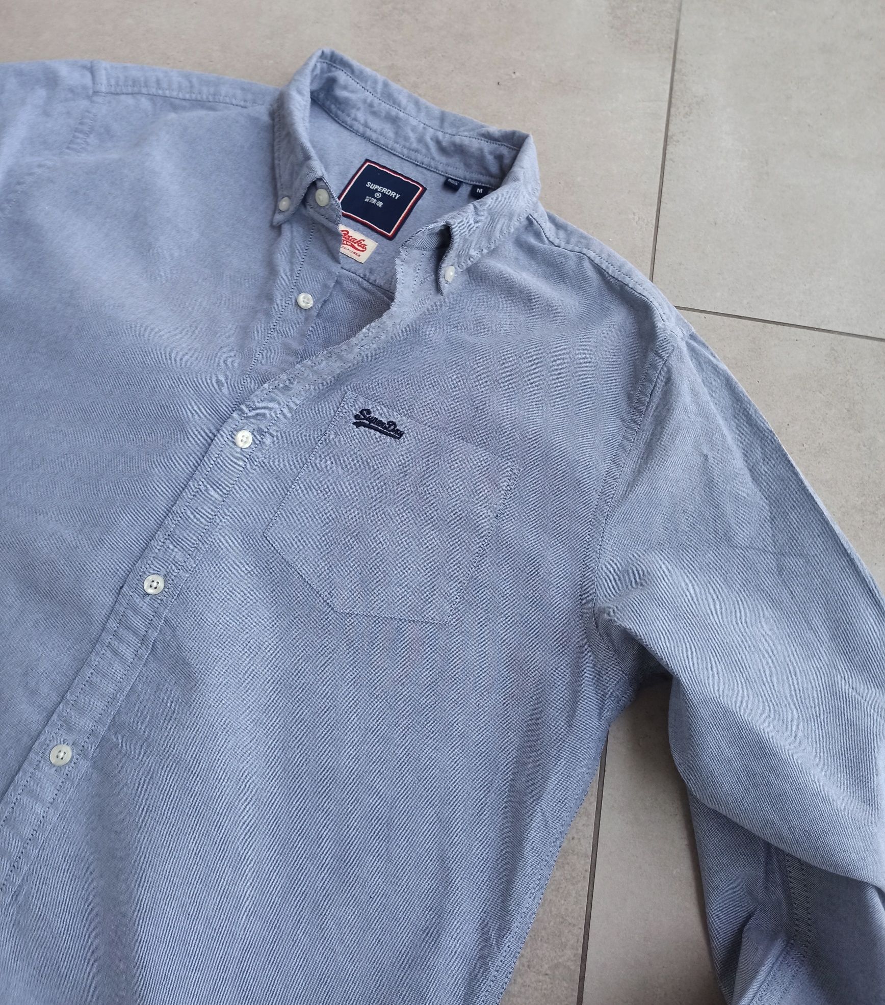 Superdry  Super  dry  oryginalna nowa  koszula  szara  rozmiar  M