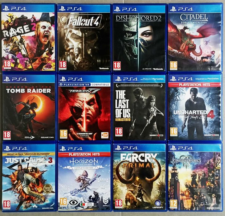 Jogos Playstation 4 (PS4)