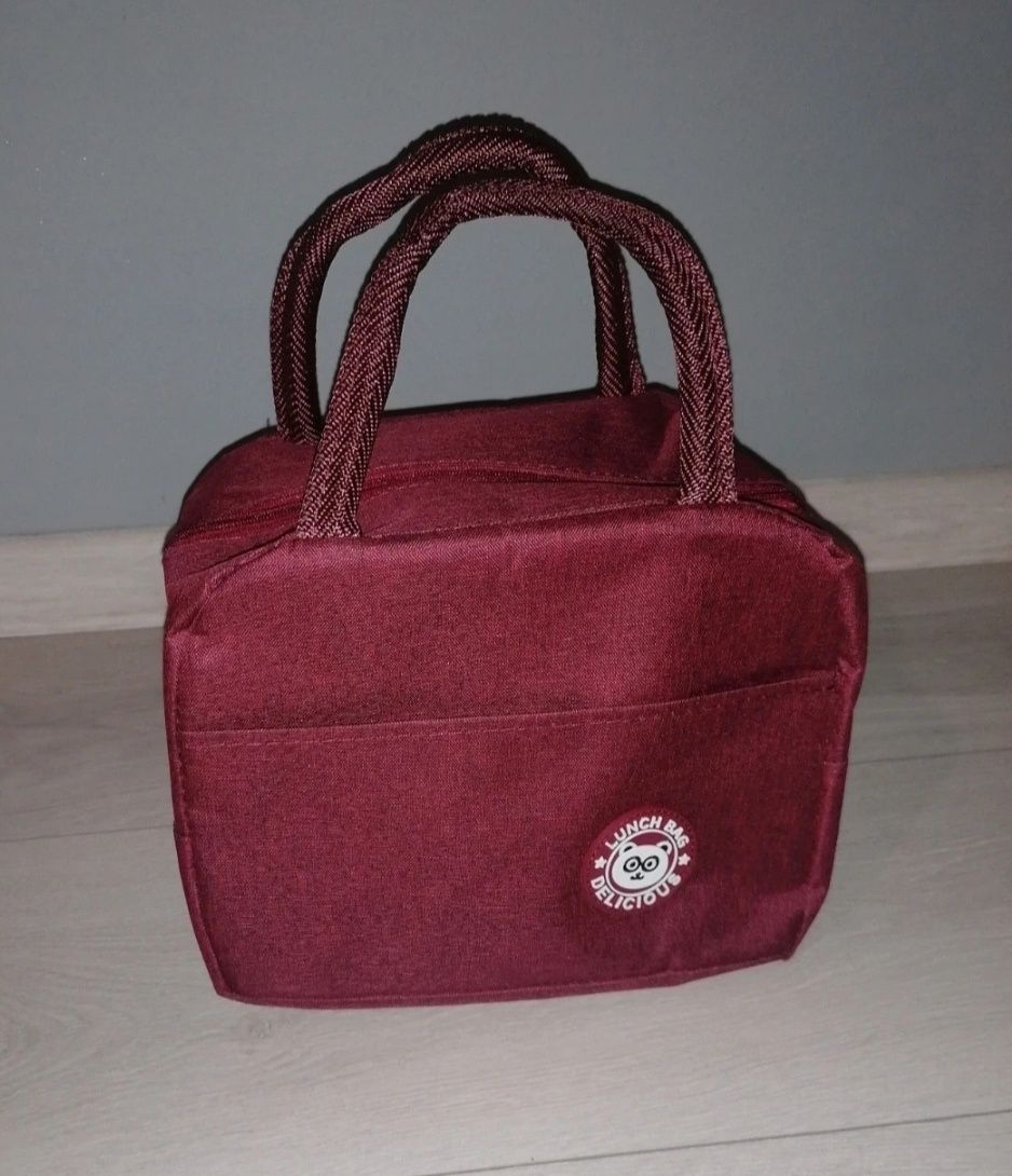 Torba lunch bag, na przekąski, jedzenie, śniadanie, obiad,  do pracy