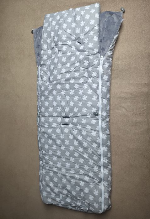 Śpiworek do wózka/fotelika zimowy, ciepły 115cm długi