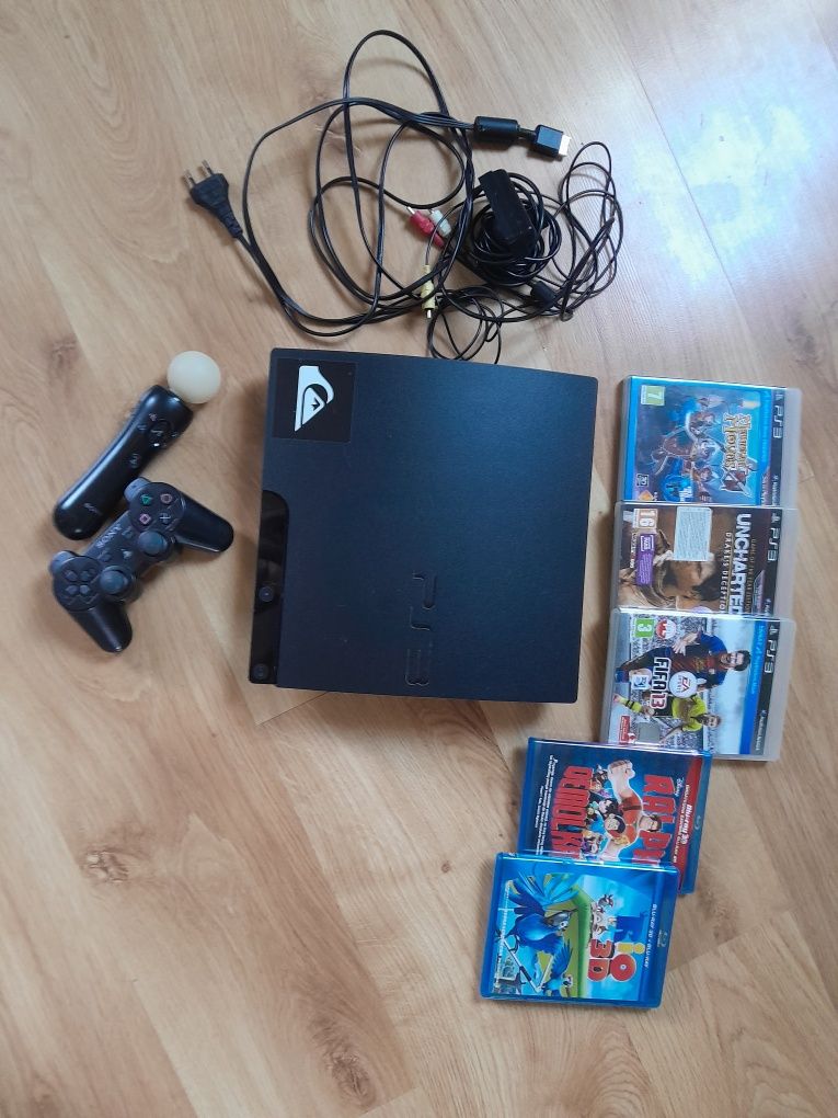 Zestaw PS3 +3 gry +2 filmy